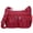 Wine Red - Standard, variant on Omlopp Crossbody Purses for Women Shoulder Handbags Lightweight Waterproof Nylon Travel Bag Ladies Pocketbooks