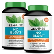 Zenwise No Bloat, Probiotics Digestive Enzymes Herbal Supplement 120ct, Gas & Bloat Relief