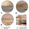 thumbnail image 3 of Designart "Contemporary Forms Gold and Pink II" Abstract Metal Wall Art Prints, 3 of 5