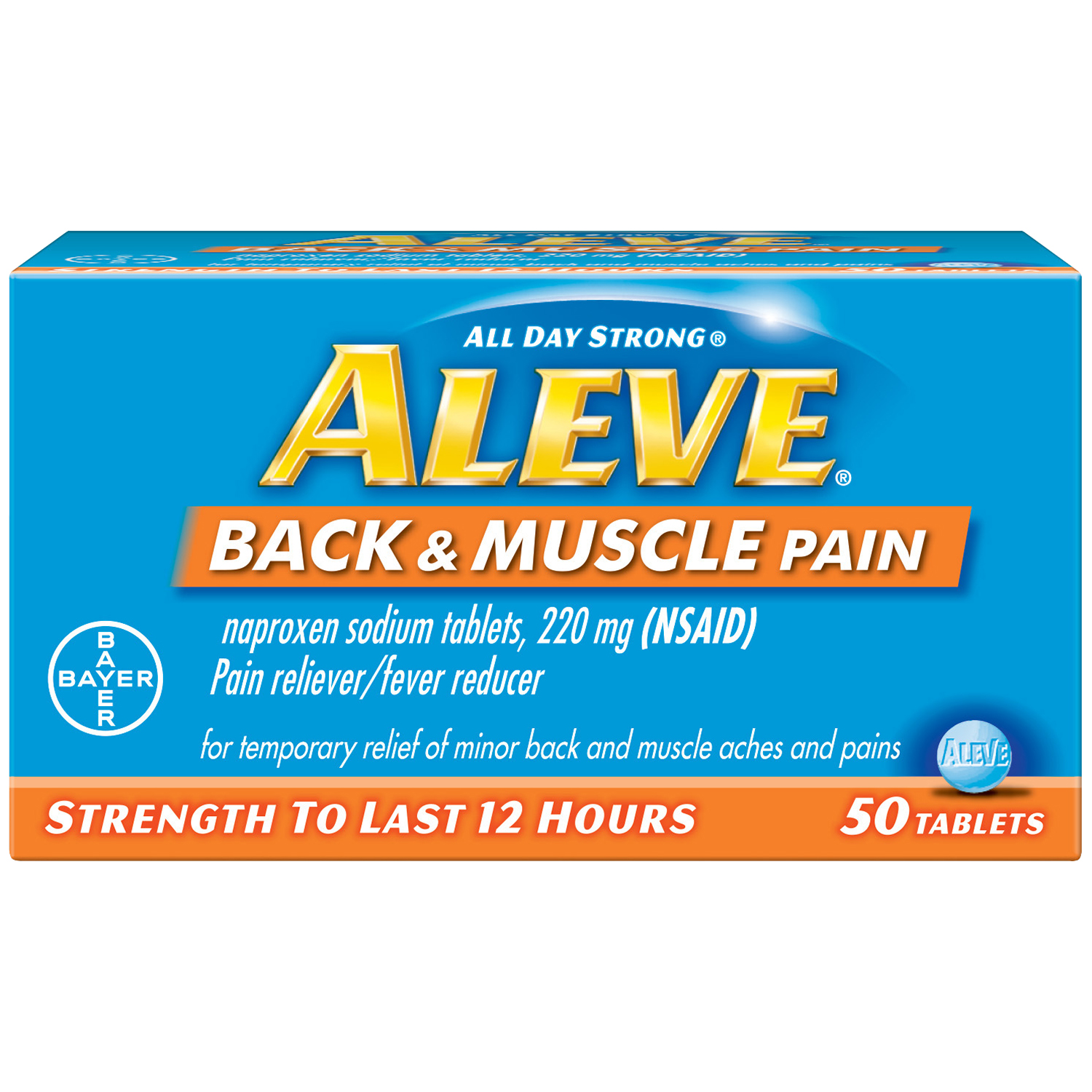 Aleve duration 50 mg