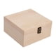 thumbnail image 5 of Caja de almacenamiento de madera, contenedor, cajas de madera portátiles decorativas, caja de regalo sin terminar madera 195x195x10cm, 5 of 9