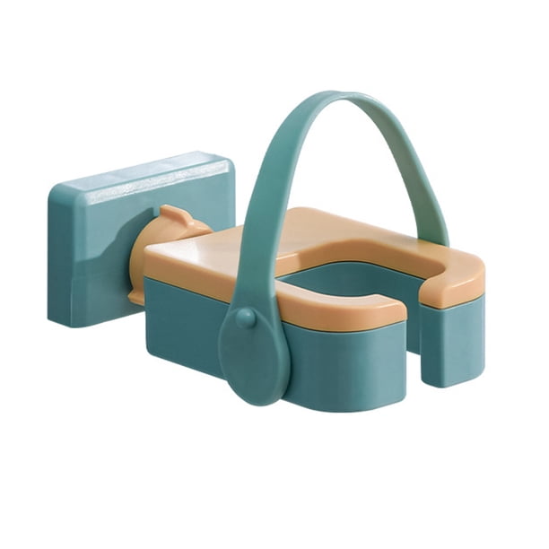 Marco para colgar en la pared con succión sin perforación para inodoro, estantería para conductos de aire, estante giratorio