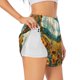 thumbnail image 1 of Balery Field Style Bicycle Young Sunflower Pantalones cortos deportivos para mujer con forro y dos bolsillos, elásticos, para entrenamiento, gimnasio, yoga-Large, 1 of 7