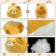thumbnail image 4 of 2 almohadas suaves y adorables de felpa para gatitos, regalos de juguete de muñeco de peluche regordete blanco y naranja, decoración creativa para sofá cama, uso personal en el hogar y la oficina Rojo Verde Cocina, Decoración y Otros, 4 of 5
