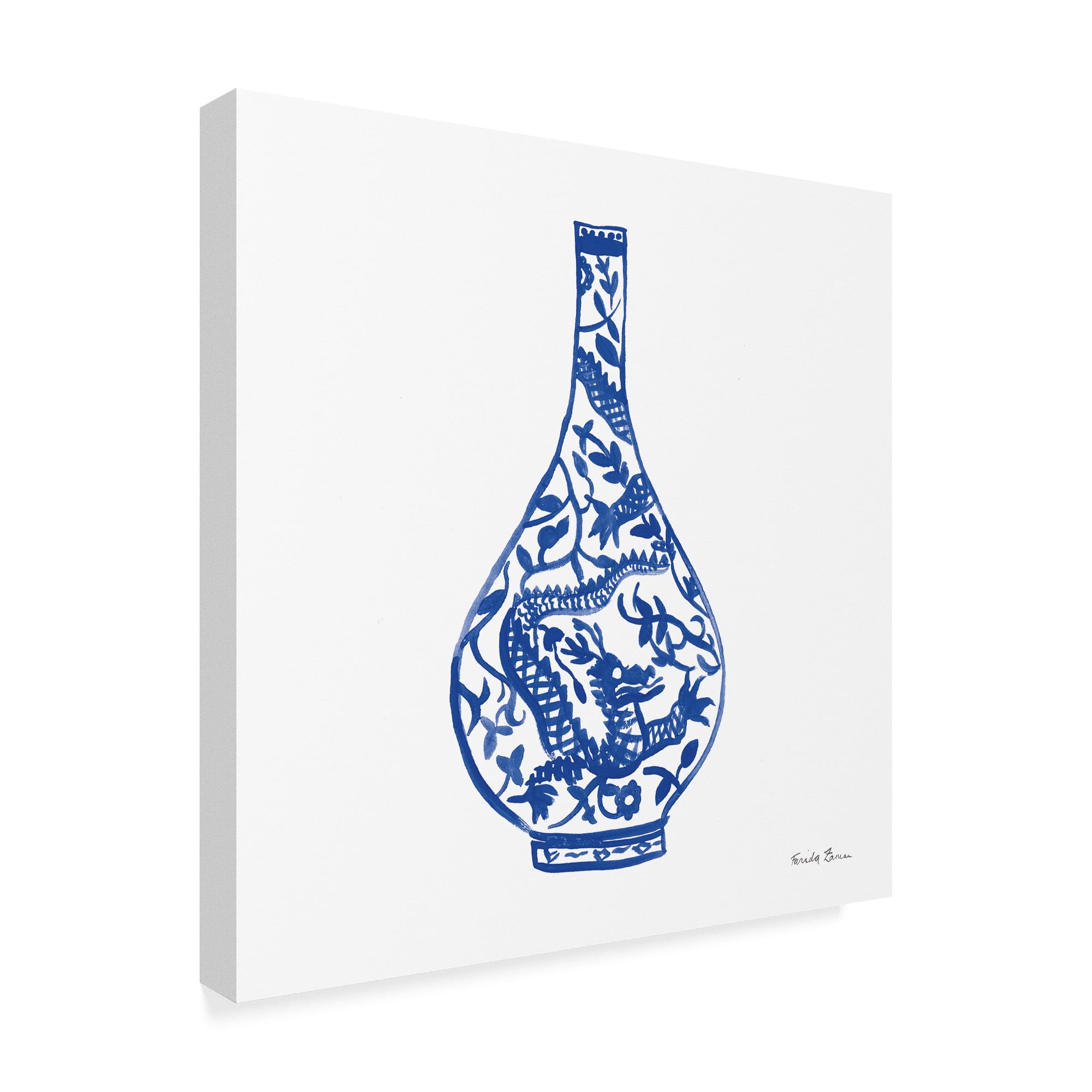 Trademark Fine Art 'Chinoiserie VI' Canvas Art by Farida Zaman
