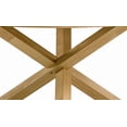 thumbnail image 5 of ACME Kasem Transitional Wood X-Shaped Base Round Dining Table in Oak, 5 of 7
