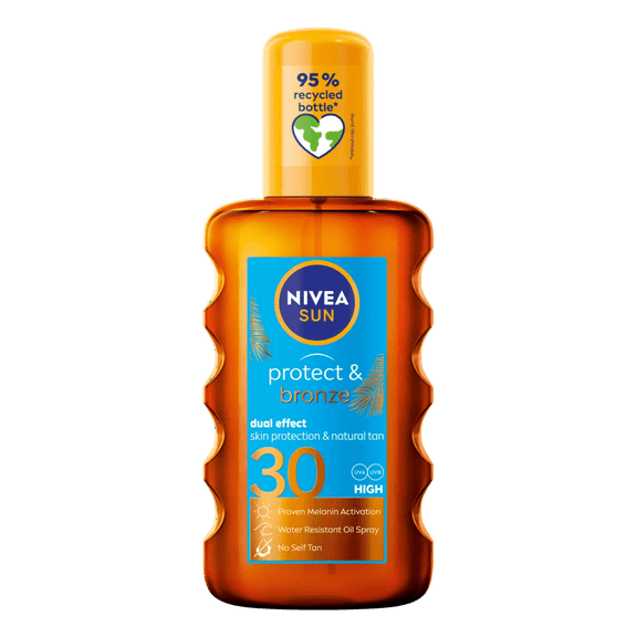 Nivea Sun Tan Activating Oil SPF30 Protect&Bronze 200ml / 6.8 fl.oz