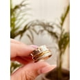 thumbnail image 5 of Handmade Two-Tone Spinner Ring for Women – Gold & Silver Fidget Ring, Anxiety Relief Meditation Band, Boho Statement Jewelry, Unique Gift for Her on Sale Ring Size- 11, 5 of 10