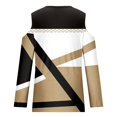 thumbnail image 4 of Long Sleeve Shirts for Women Fall Fashion 2026 Cold Shoulder Tops Sexy V Neck Color Block Loose Comfy Blouses Fall Outfits for Women 2026, 4 of 4