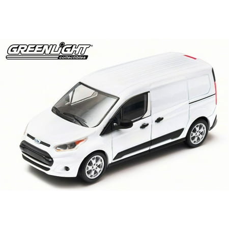 2014 Ford Transit Connect Minivan, White - Greenlight 86044 - 1/43 Scale Diecast Model Toy