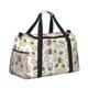 thumbnail image 2 of Fotbe Donut Sloth Bolsa de Viaje con Estampado, Bolsa de Fin de Semana para Mujer con Compartimento para Zapatos, Bolsa de Gimnasio con Bolsillo Húmedo, 2 of 7