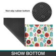 thumbnail image 6 of Pioneer Flower Floral Print Pattern Kitchen Rugs Sets Of 2, Anti Fatigue Non Slip Washable Floor Mats for Kitchen Sink Laundry, 17X30 Inch + 17X47 Inch, 6 of 6