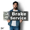 thumbnail image 4 of Brake Service Vinyl Decal 24 Inch x 9 Inch Weatherproof Heavy-Duty Adhesive Backing | Auto Repairs, Safety Inspections, Expert Mechanics | Made in USA, 4 of 6
