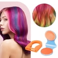 thumbnail image 2 of Hair Dye Tiza Temporal Para El Cabello Para Niñas Niños Adultos,Maquillaje De Color De Cabello Lavable Para Eventos Deportivos Halloween Navidad Cumpleaños Festivales Fiesta 5g(Buy 2 Get 1 Free), 2 of 5