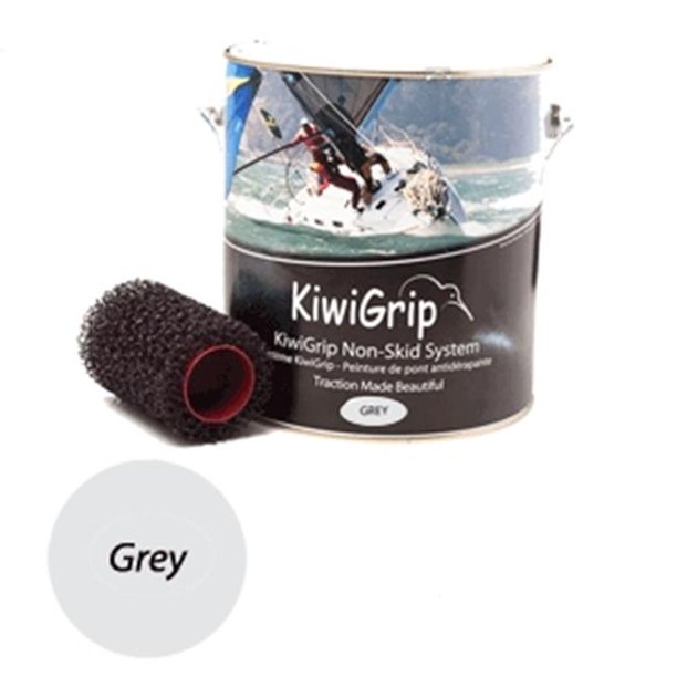Kiwi Grip KG10124 4 Liter Can & 4 in. Roller, Grey