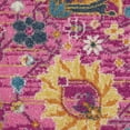 thumbnail image 6 of Nourison Passion Fuchsia 4' x Round Area Rug, Boho, Moroccan, Bed Room, Living Room, Dining Room, Kitchen, , Easy Cleaning, Non Shedding (4' Round), 6 of 10