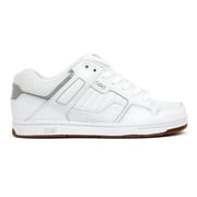 DVS Men's Enduro 125 Skate Shoe WHITE GUM LEATHER