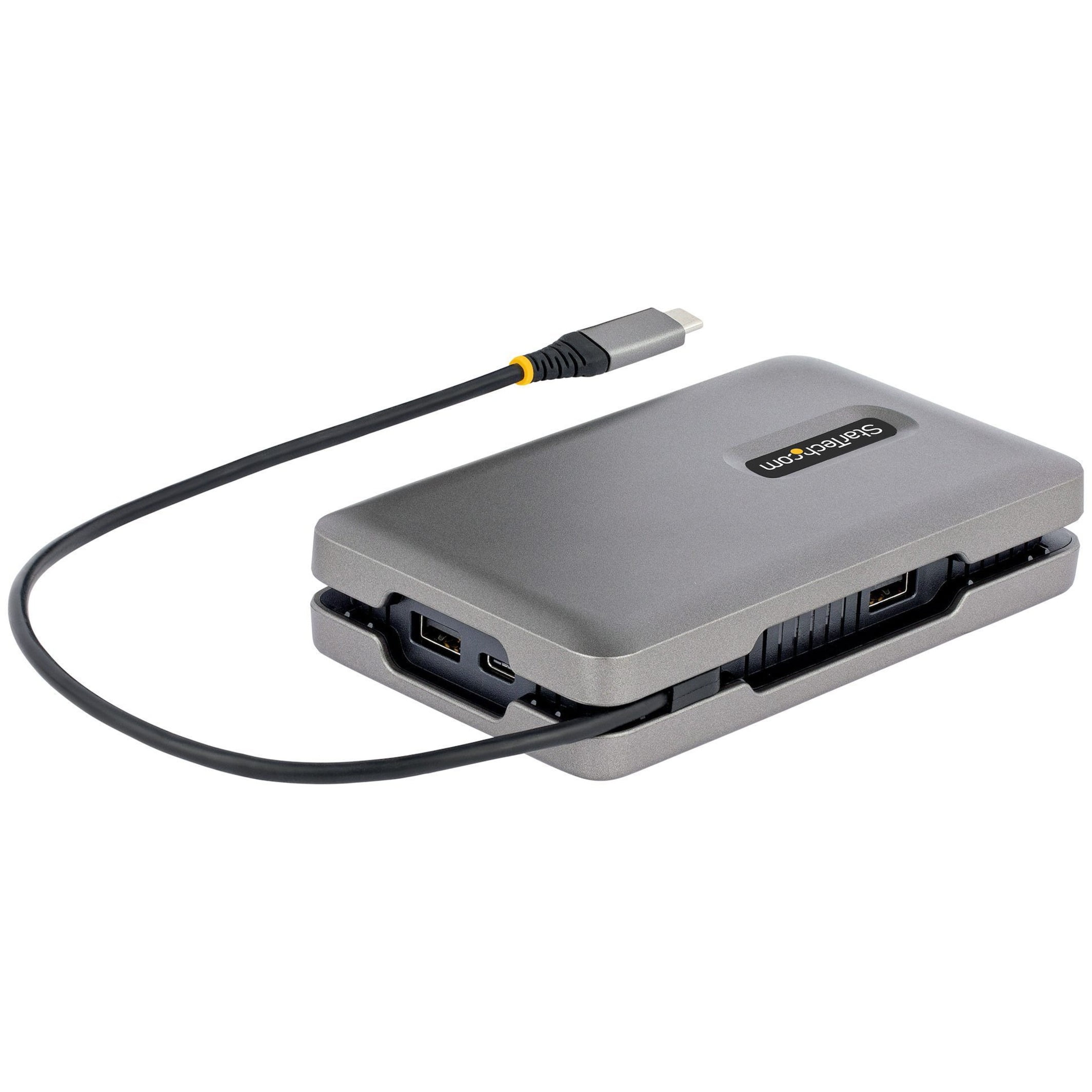 StarTech.com USB-C Multiport Adapter w/USB-C DP Alt Mode Video/4K HDMI/VGA, USB-C Dual Monitor Docking Station