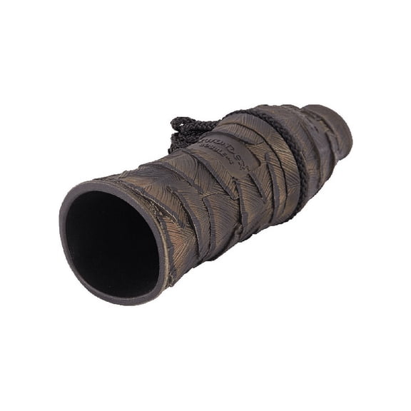 Flextone Hunting Loud True-to-Life Realistic Gobbles Sounds Easy-to-Use Double-Reed Flexible Magnum Thunder Gobble Locator Hybrid Turkey Game Call (Gen 2) Brown