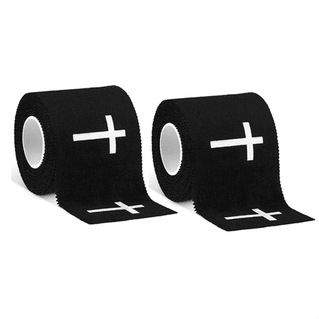 2pc Roll Christian Athletic Tape 2IN X 23FT Cotton Sport Wrist Ankle for Sports Tennis B ywm58
