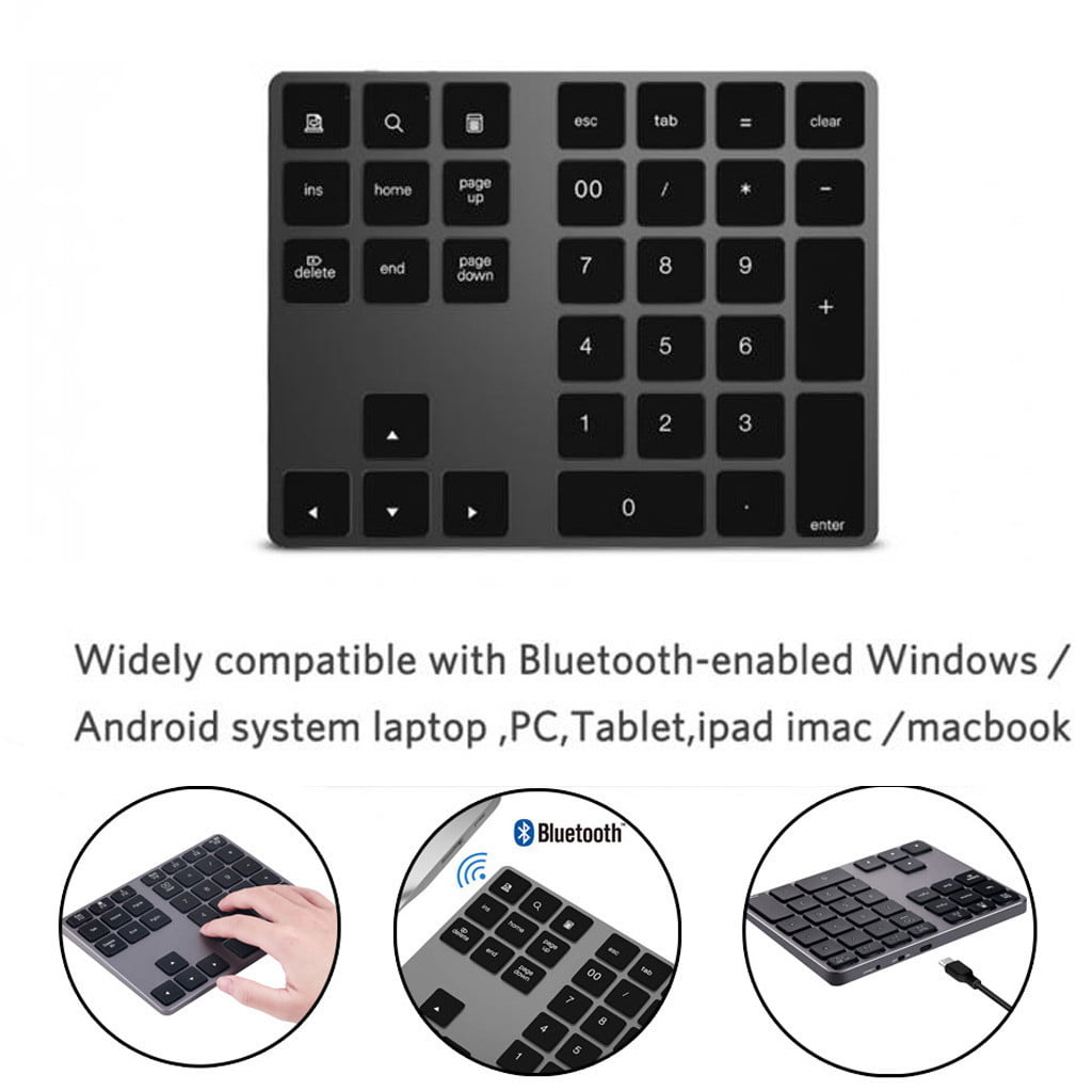 wireless numeric keypad with on off switch