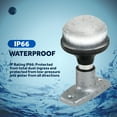 thumbnail image 5 of Five Oceans Anchor Light - Stern Lights for Boats, Boat Lights Navigation, 12V DC, USCG 2NM Certified, 4-Inch Fixed Mount, Boat Stern Light for Pontoon, Fishing Boat, Bass Boat, Sport Boat - FO2874, 5 of 9