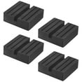 thumbnail image 1 of Uxcell 4-Pack Floor Jack Rubber Pad, 3 Inch Universal Rail Pinch Weld Stand Jack Square Pad Adapter Jack Protector Cushioning Part, 1 of 2