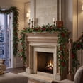 thumbnail image 7 of Qwtwty 6 ft Artificial Christmas Garland, Artificial Pine Needle Christmas Garland for Stairs, Railing, Fireplace, Door Decor, 7 of 7