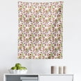 thumbnail image 1 of Garden Art Tapestry, Watercolor Style Composition with Colorful Wildflowers Blossoming Seasonal Flora, Fabric Wall Hanging Decor for Bedroom Living Room Dorm, 5 Sizes, Multicolor, by Ambesonne, 1 of 1