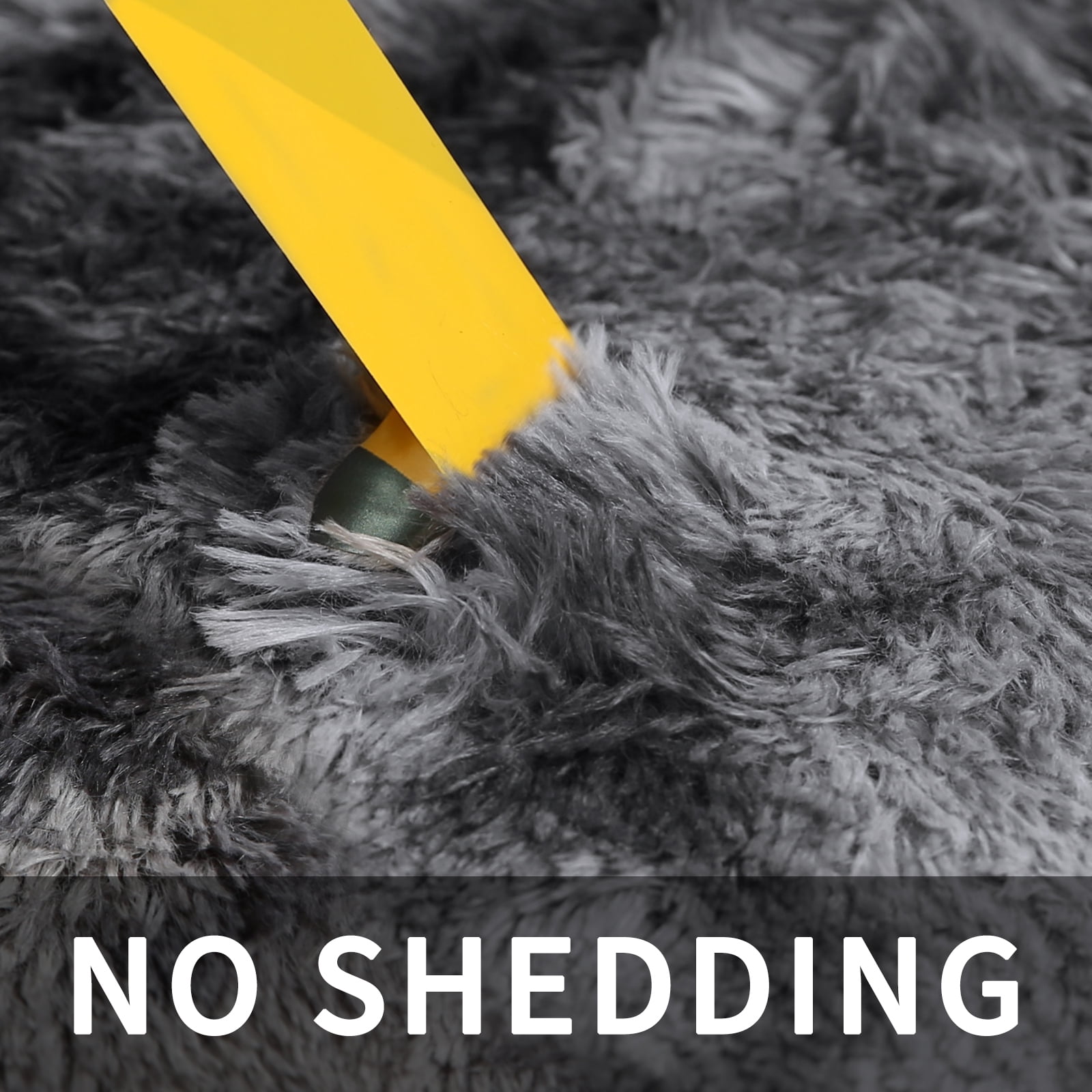 Solid Color Fluffy Rugs, Non-slip Soft Shaggy Floor Carpet Mats & Rugs for Room Decor, Washable Non-slip Area Rug, Modern-style Decorative Carpets for Home Livingroom Bedroom, Tie-dye Dark Gray