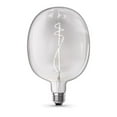 thumbnail image 2 of Feit Cylinder E26 (Medium) Filament LED Bulb Daylight 75 Watt Equivalence 1 pk, 2 of 5