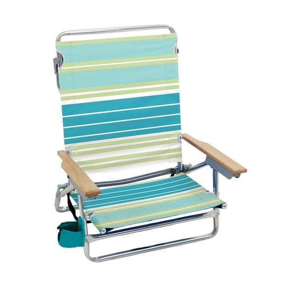 Rio Classic 5 position lay flat chair w/ fold down towel bar