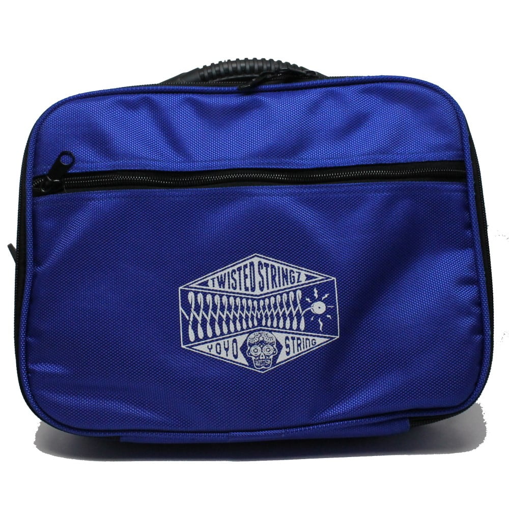 Double Graphics Red YoYo Carry Case Twisted Stringz Deluxe Yo-Yo Bag Holds 12 Yo-Yos- Triple Stitch Shoulder Strap