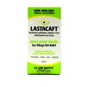 Lastacaft Once Daily Eye Allergy Itch Relief Drops 5 mL 60 Day Supply