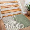 thumbnail image 3 of 2x3 Entryway Rug Bathroom Rugs for Front Door Bedroom Kitchen, Washable Vintage Print Carpet, Floor Mat with Non Slip Backing, 3 of 8