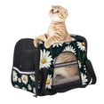 thumbnail image 6 of Daisy Fabric Dog Carrier Bag with Nylon Webbing Strap - Durable 900D Oxford Cloth Pet Tote for Travel and Outings, 17x10x11.8 Inches., 6 of 7