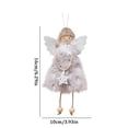 thumbnail image 2 of Adornos De Ángeles Muñeca Ángel De Navidad Adornos Colgantes Adornos De Peluche Para El Árbol De Navidad Colgante De Muñeca Ángel Adorable Adornos De Peluche Para Navidad, 2 of 3
