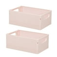 thumbnail image 1 of 2PCS Desktop Folding Storage Basket Office Simple Book Snacks Toy Storage Basket Dormitory Makeup Storage Box, 1 of 5