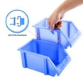 thumbnail image 5 of AA Products Inc. P-SH-5PB Plastic Storage Stacking Bin for SH-4603(32" W * 46" H) Shelf Unit Shelf Accessories, 10-Inch by 6.2-Inch by 4.5-Inch, Blue, Case of 5, 5 of 5
