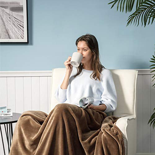 Bedsure Fleece Blanket Twin Size Taupe Lightweight Blanket Super Soft Cozy  Camel Blanket - Walmart.com