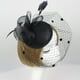 thumbnail image 4 of Tocado de plumas perfecl con pinza para el pelo negro, 4 of 8