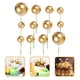 thumbnail image 5 of ColoMX 40 piezas pequeños pasteles redondos toppers decorativos pasteles recogidas adornos de pastel, 5 of 8