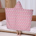 thumbnail image 5 of Pink Cartoon Unicorn Pattern Hooded Bath Towel，60"x35" for Ages 3 To 12 Kids, Quick Dry Lightweight Soft Microfiber Hood Beach Towel Cover Up for Kids, 5 of 7