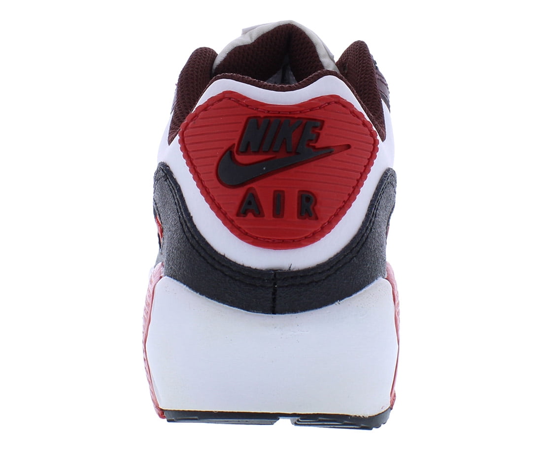 Nike Air Max 90 GS Boys Shoes Size 4.5, Color: Burgundy Crush/White/Black