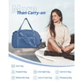 thumbnail image 7 of Underseat Bag Weekender Travel Duffel Tote with Adjustable Shoulder Straps for Spirit Airlines Personal Item Bag 18x14x8 for Gym Overnight, Blue, 7 of 7