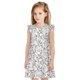 thumbnail image 1 of Balery Black White Music Camisón de princesa para niñas, pijama de algodón con mangas abullonadas, suave y bonito.-Medium, 1 of 6