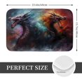 thumbnail image 2 of Kdxio Colorful Ink Style Dragon,16" x 24", Non-Slip Front Door Mats,Outdoor Welcome Mat Washable, 2 of 9