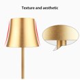 thumbnail image 3 of Inteprter Luz de mesita de noche Decoración LED Lámparas de escritorio brillantes regulables regulables recargables Iluminación de estudio de dormitorio Iluminación y accesorios Oro, 3 of 6