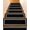Black, variant on Black Stair Treads for Wooden Steps Indoor Runner Rug Carpet, Modern Geometric Abstract Art Aesthetics 7 Pieces Peel and Stick Staircase Step Treads Covers Washable Throw Door Mats, 30"x8"