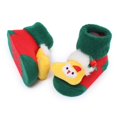 thumbnail image 4 of URMAGIC 0-1T Toddler Girl Boy Fuzzy Socks Anti Skid with Grips, Baby Girl Boy Christmas Socks Kids Slipper Socks, 4 of 9